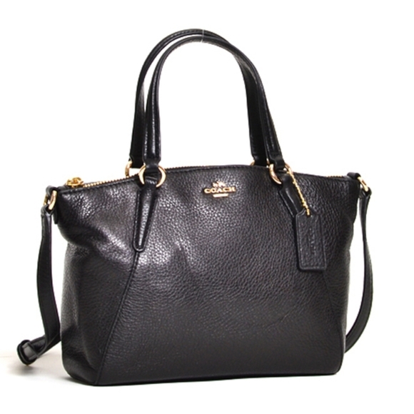 Coach BLACK PEBBLE KELSEY Mini - Picture 1 of 9